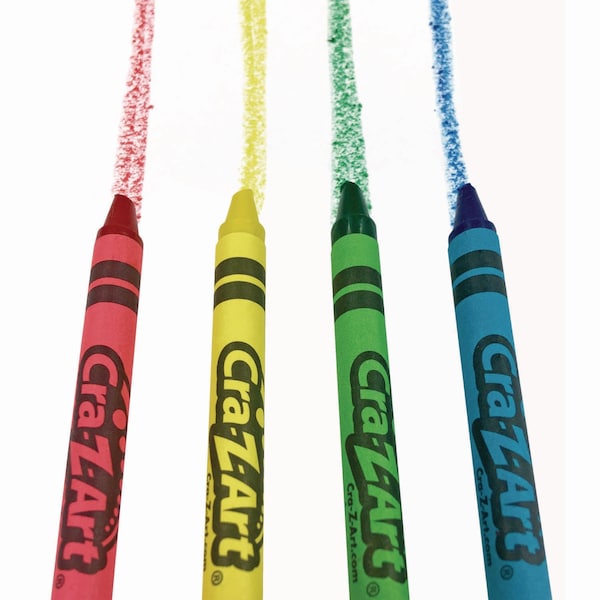 Cra-Z-Art Washable Crayons, Assorted, PK4 10314200 | Zoro